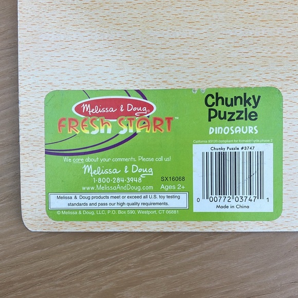 Melissa & Doug Dinosaur Puzzle & Dinosaur Rollers - Picture 7 of 12